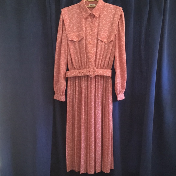 Vintage Dresses Vintage Floral Shirt Dress Poshmark